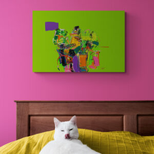 A canvas that screams fun, freedom, and a dash of rebellious charm. Imagine a summer where you let loose, break the rules, and paint the town neon—this piece is the visual anthem of that vibe.
