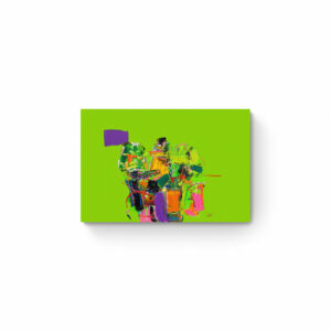 A canvas that screams fun, freedom, and a dash of rebellious charm. Imagine a summer where you let loose, break the rules, and paint the town neon—this piece is the visual anthem of that vibe. Brat Summer inspired.
