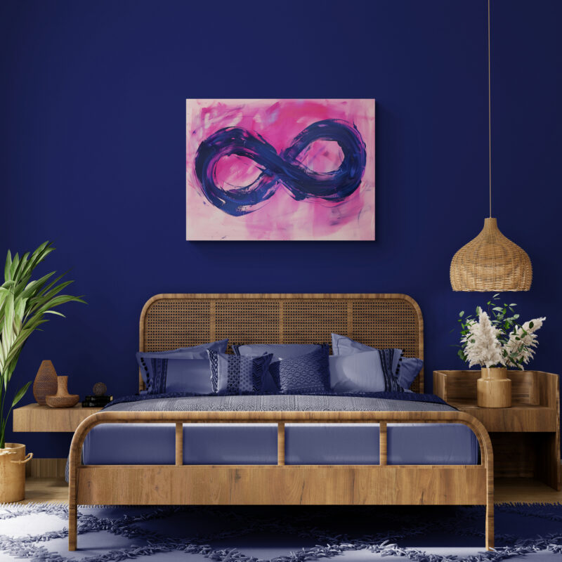 Passion Ignited Bedroom Canvas Art Print