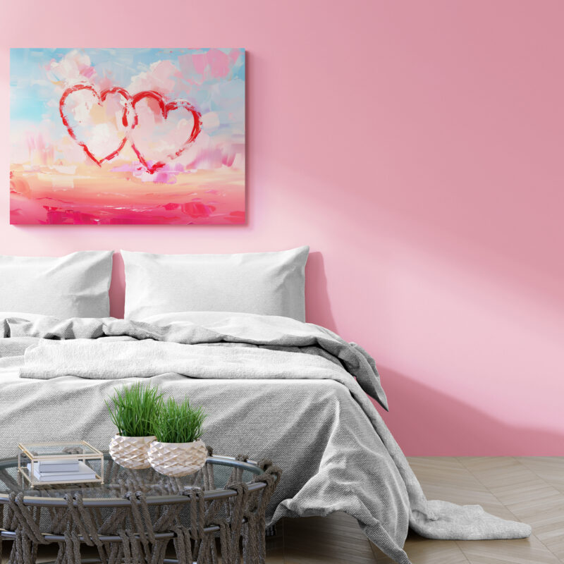 Love in the Air Canvas Wall Art Print