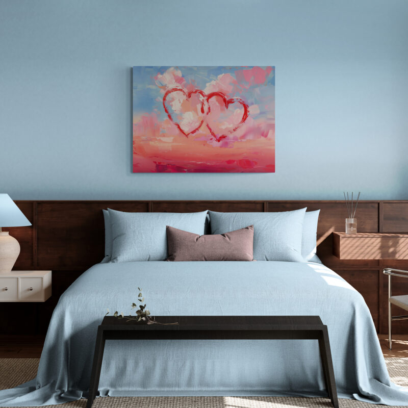Love in the Air Canvas Wall Art